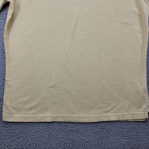 Banana Republic Shirt Mens Large Yellow Polo Golf Short Sleeve Classiccore Logo - Picture 4 of 14